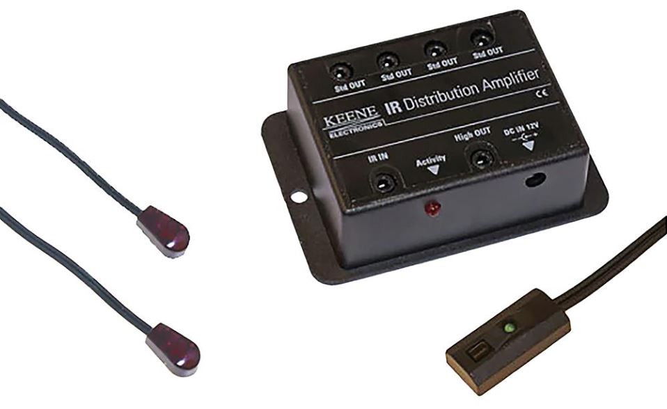 KEENE ELECTRONICS 1x5 IR Extender Kit with 10m Lead