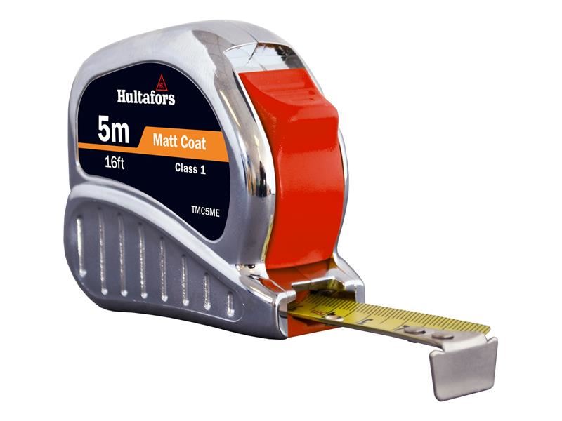 Hultafors TM5ME Chrome Tri-Matic Pocket Tape 5m/16ft (19mm)
