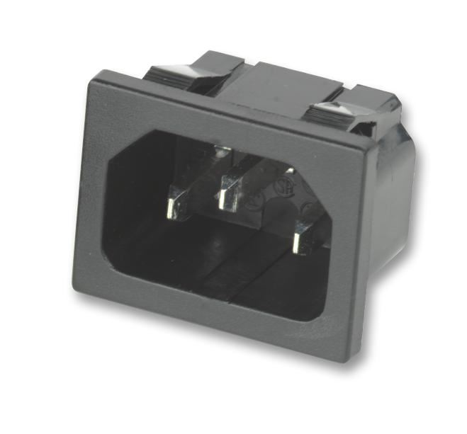 Prise IEC C14 à encliquetage MULTICOMP, 10A 250VAC