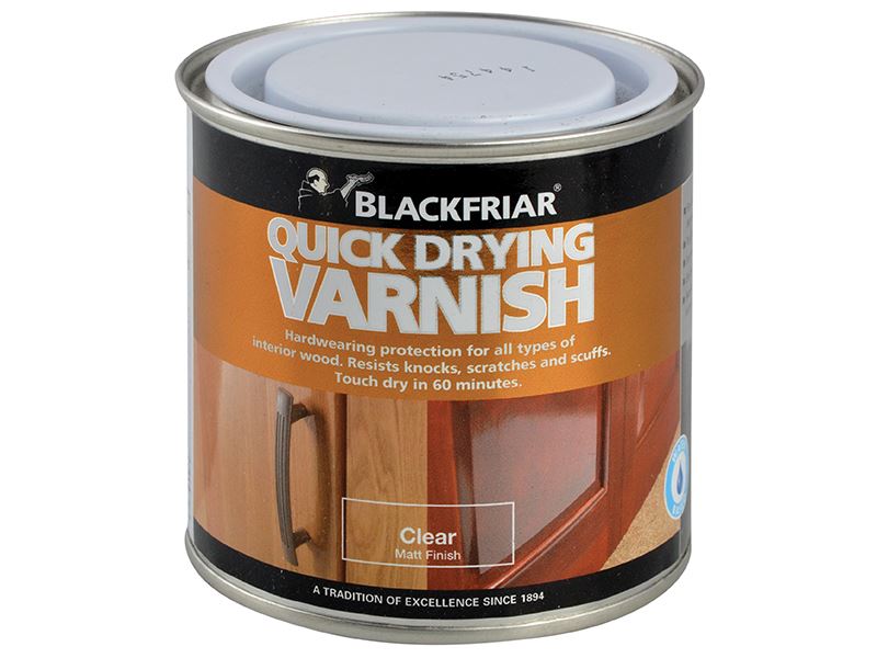 Blackfriar Quick Drying Duratough Interior Varnish, Clear Matt, 500ml