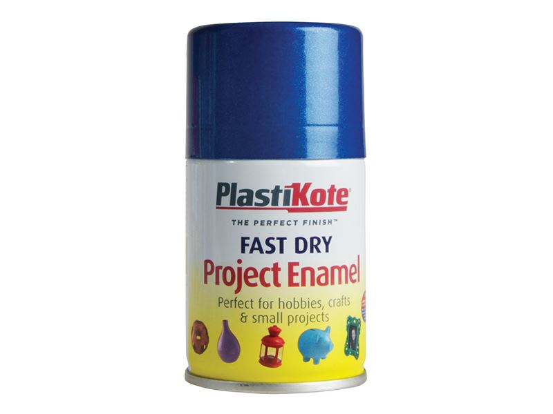 PlastiKote Smalto Spray Asciugatura Rapida, Blu Metallizzato, 100ml