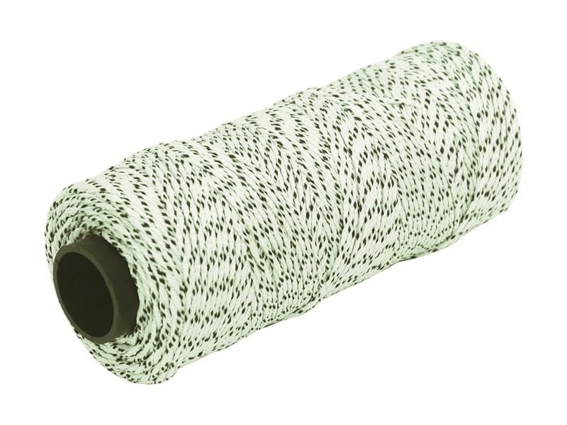 Marshalltown M635 Gebonden Nylon Metselaarslijn 152m, Gespikkeld Wit