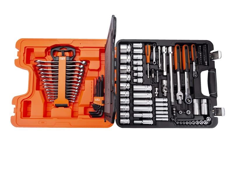 Bahco S103 1/4in & 1/2in Dynamic Drive Socket & Spanner Set, 103pc