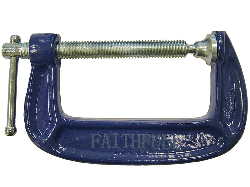 Faithfull Hobbyist Clamp 75mm (3in) - Compact & Rust-Resistant