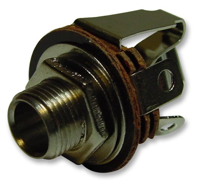 HiLo Stereo Jack Socket, Chassis Mount, 6.35mm