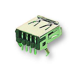 AMP TE Connectivity USB A 4-Poorts Stopcontact