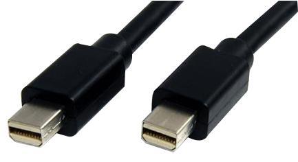 STARTECH Cábla Mini DisplayPort 1.2 (Fireann-Fireann), Dubh, 1m