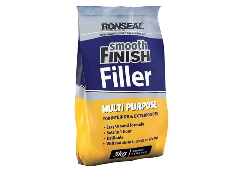 Ronseal Glättspachtel für Wände und Decken, 5kg