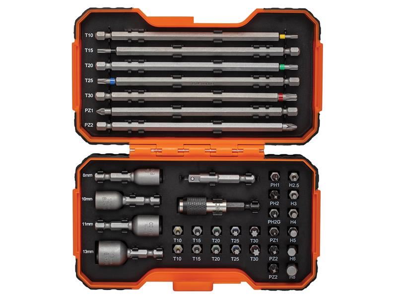 Bahco 59/S35BC 35-Piece Bit Set, S2 Steel