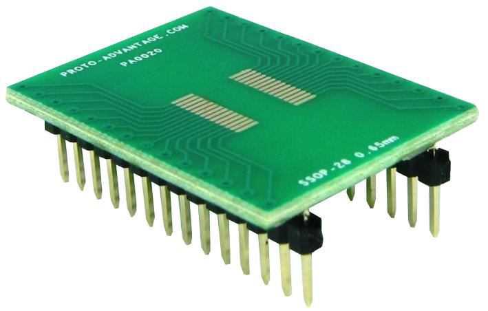 PROTO ADVANTAGE Adaptador SSOP28 a DIP28, paso 0,65mm