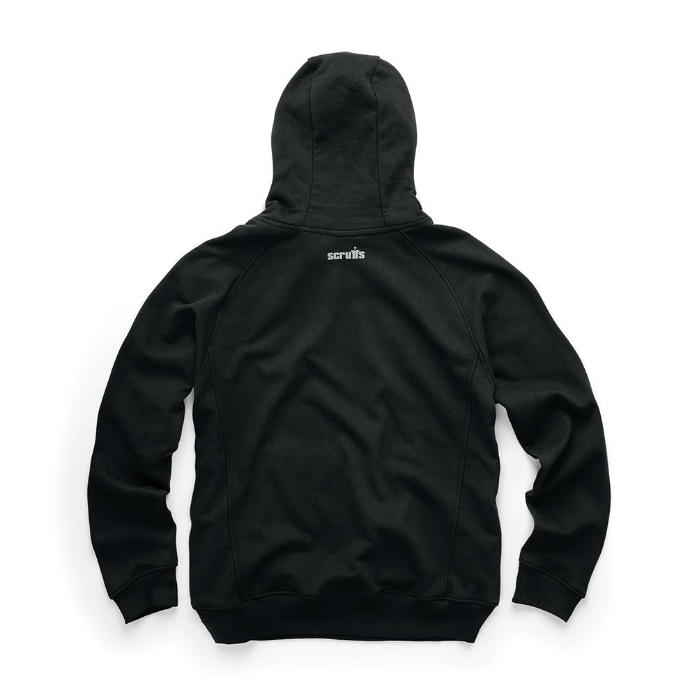 Scruffs Eco Worker Hoodie, Black, XXXL