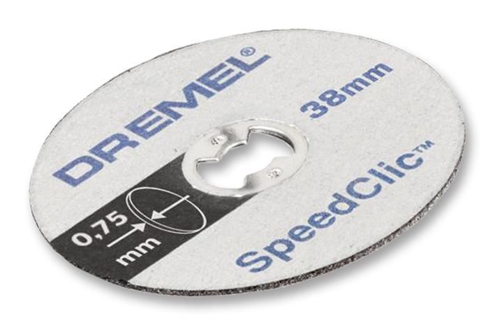 DREMEL Dischi da Taglio EZ SpeedClic per Metallo, 38mm, Confezione da 5