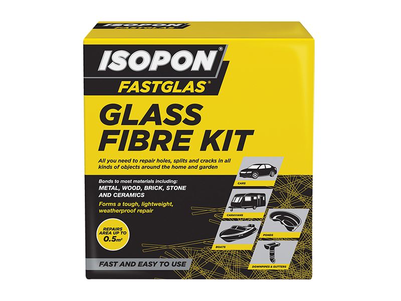U-POL ISOPON FASTGLAS Resin & Glass Fibre Kit, Large