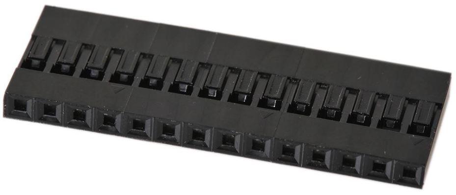 MULTICOMP PRO - Connector Crimp, 1 Sraith, 14 Bealach, 2.54mm Pitch