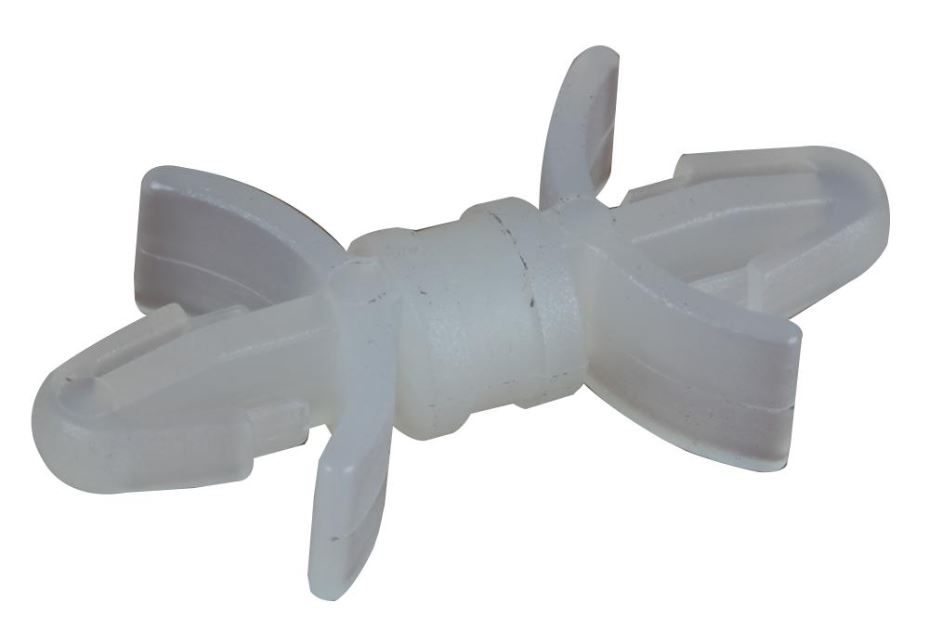 Duratool Dual Lock PCB Support, Nylon 6.6, 6.4mm, Pack of 50