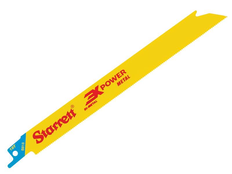Starrett Lama a Movimento Alternato Bimetallica B818-5, 203mm, 18 DPI, Confez. 