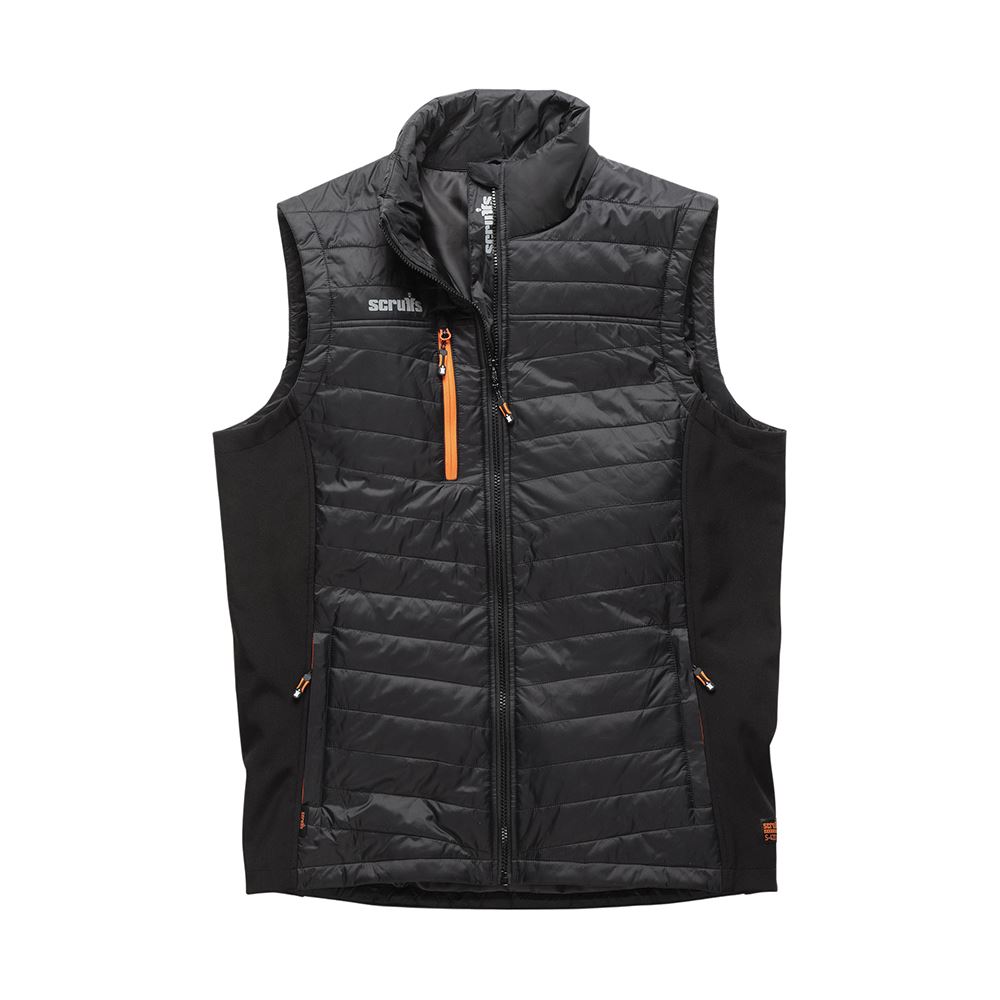 Scruffs Trade Body Warmer, Black, XL - Insulated Workwear