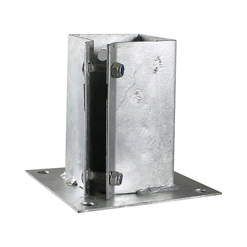 Timco Calzatura per Pali a Vite, Zincata a Caldo, 150mm