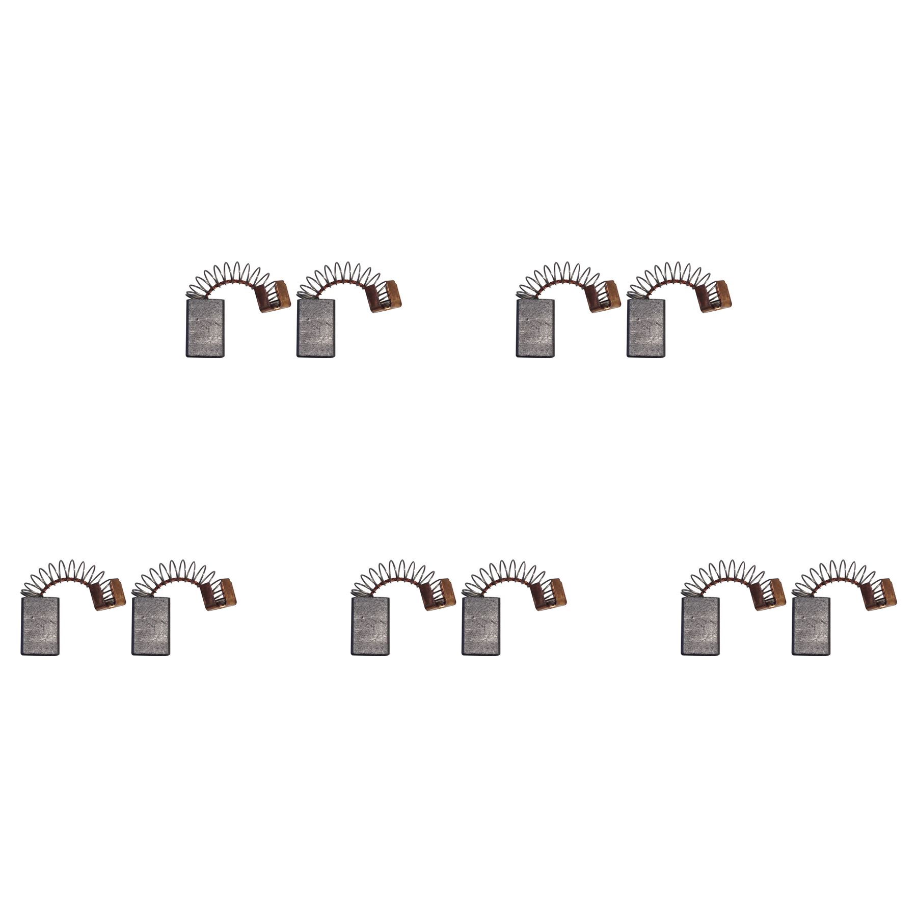 5 Tacar Brushesí Carbóin do Makita CB106 (6x10x15mm, 10-Pack)