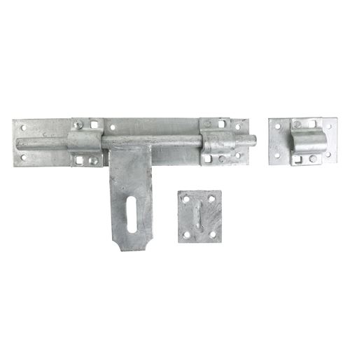 Timco Heavy Cross Pattern Door Bolt, Galvanised Steel, 24-inch