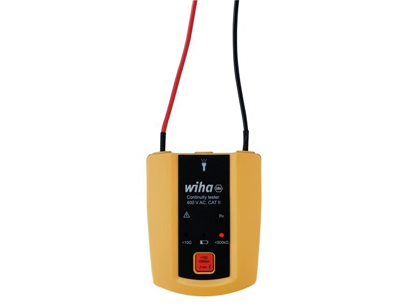 Wiha Continuity Tester 400V AC, CAT II with Flashlight