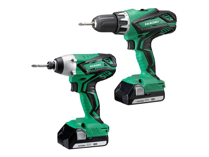 HiKOKI KC18DGLJAZ 18V Twin Pack mit 2 x 1,5Ah Li-Ion-Akkus