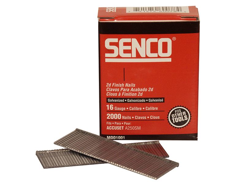 Senco 直釘式蚊釘 16G x 55毫米 鍍鋅 (2000入)