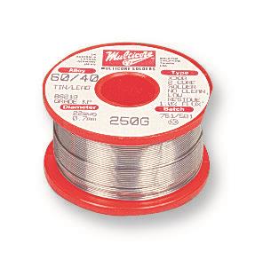 Loctite Multicore 1,22mm 60/40 Soldeerdraad, No Clean Flux, 250g