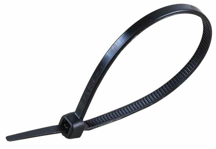 Concordia Technologies Bridas de Nylon Negro 203mm x 7.6mm - Paquete de 100
