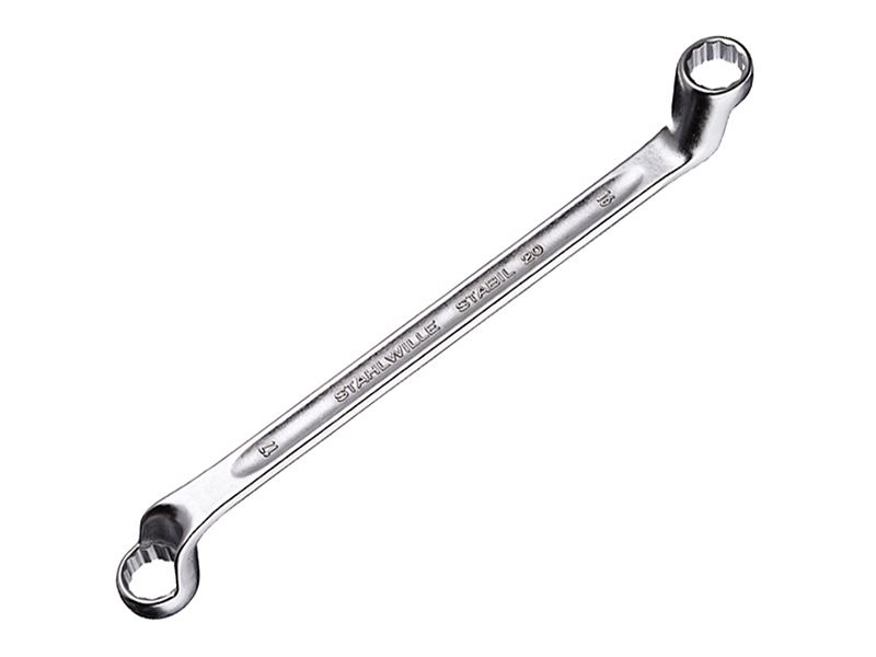 Stahlwille Chave Dupla de Anel Cromada, 15/16 x 1 Polegada, 330mm