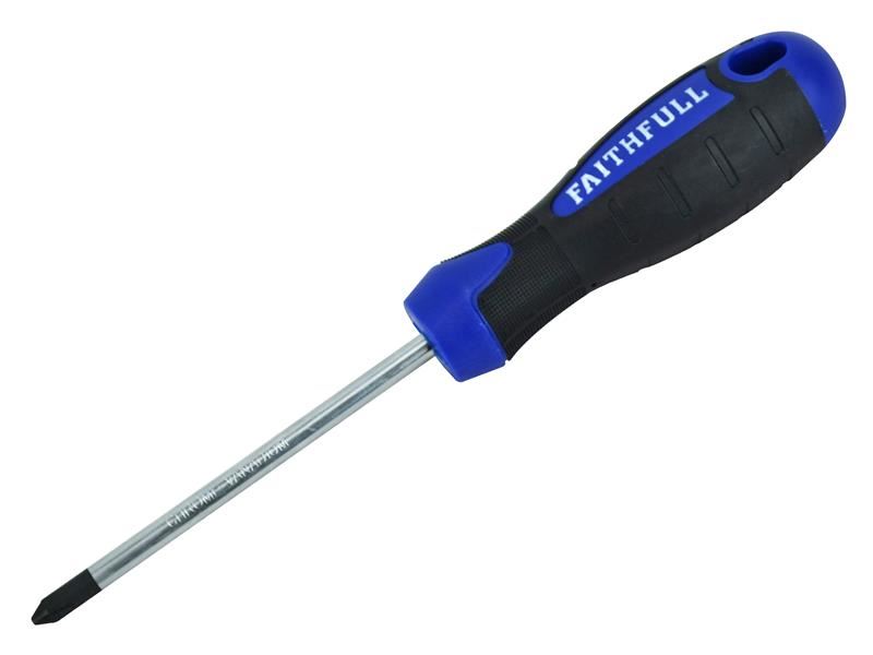 Faithfull Soft Grip Phillips Schroevendraaier PH2 100mm