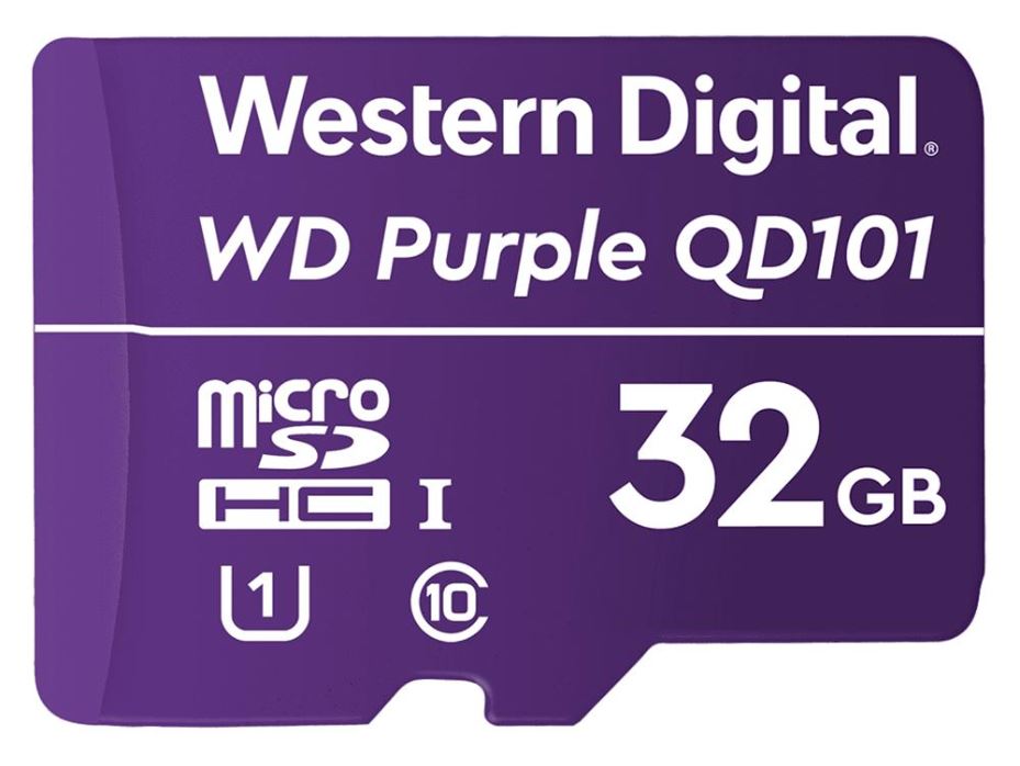 WD Purple SC QD101 MicroSDHC Class 10 U1 記憶卡 32GB