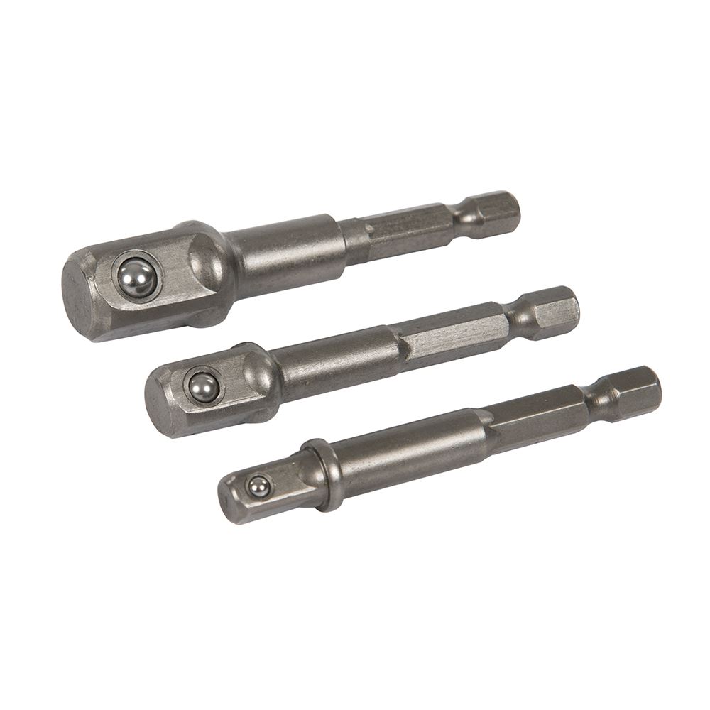 Silverline Socket Driver Set, 3-Piece, 1/4'', 3/8'', 1/2''