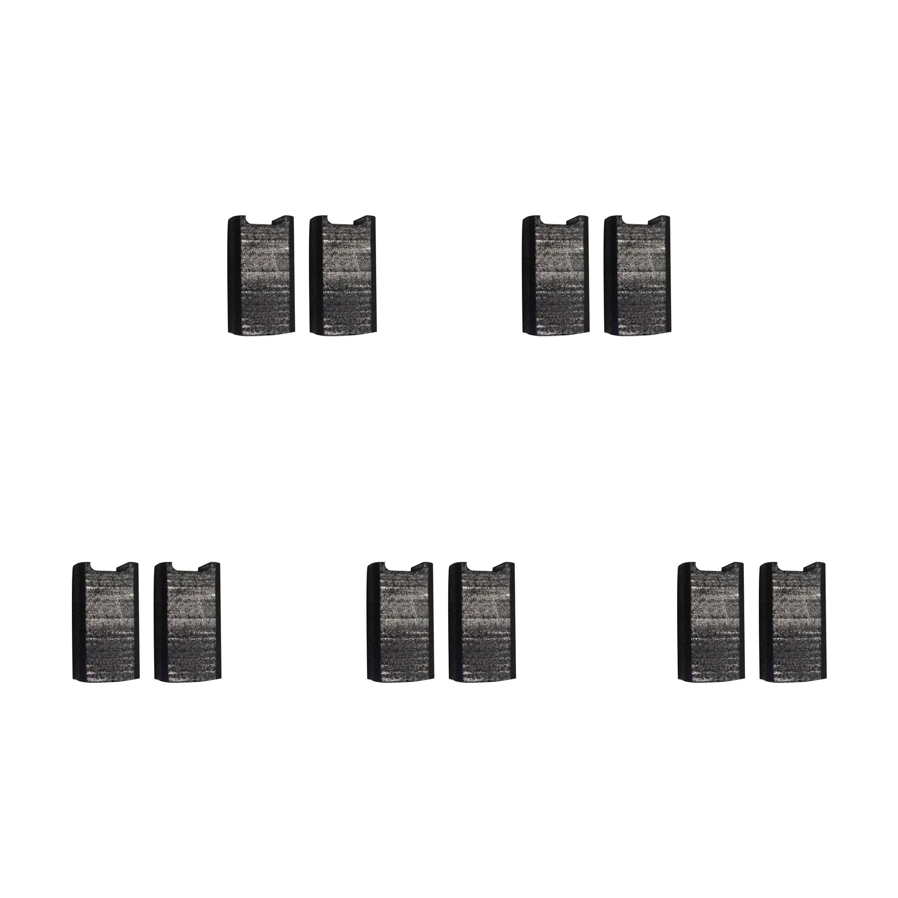5 Sets mit je 2x Kohlebürsten für Dewalt Bohrhammer (6,3 x 6,3 x 12 mm)
