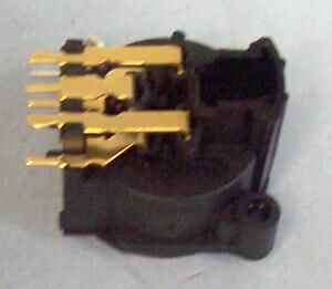 NEUTRIK Conector XLR de Panel, Horizontal, 5 Polos, Chapado en Oro