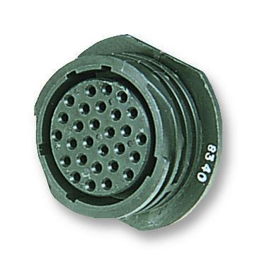 TE Connectivity AMP - 8-ακρο Receptor Κυκλικού Συνδετήρα, 7.5A
