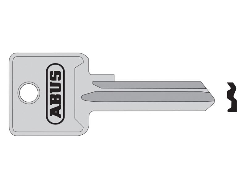 ABUS 85/50 Left Hand Key Blank, 50mm (+60)