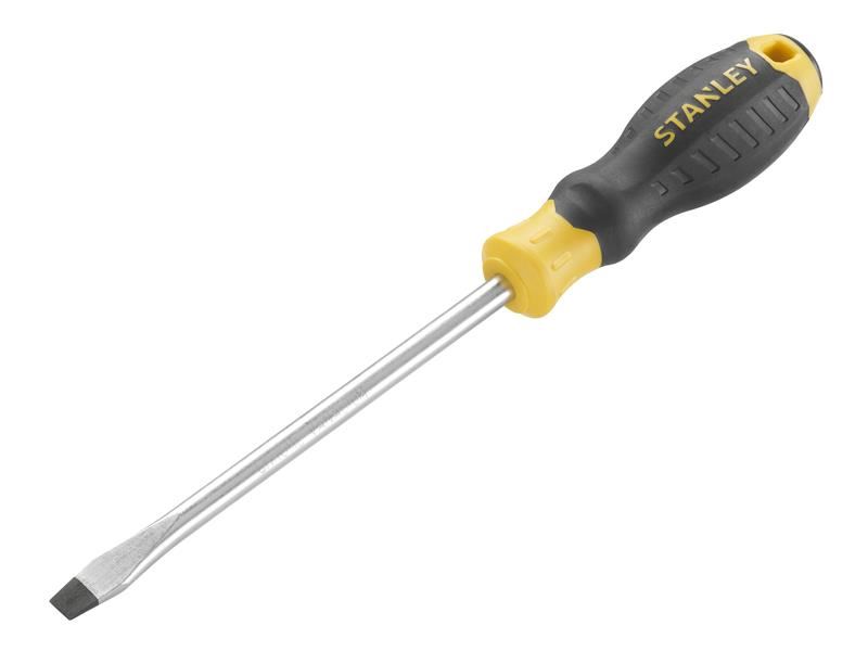 STANLEY Cushion Grip Flared Screwdriver, 8.0 x 150mm