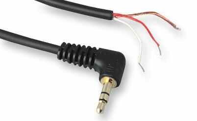 PRO SIGNAL 3.5mm Stereo Jack Plug naar Kale Einden Kabel, 1m Zwart