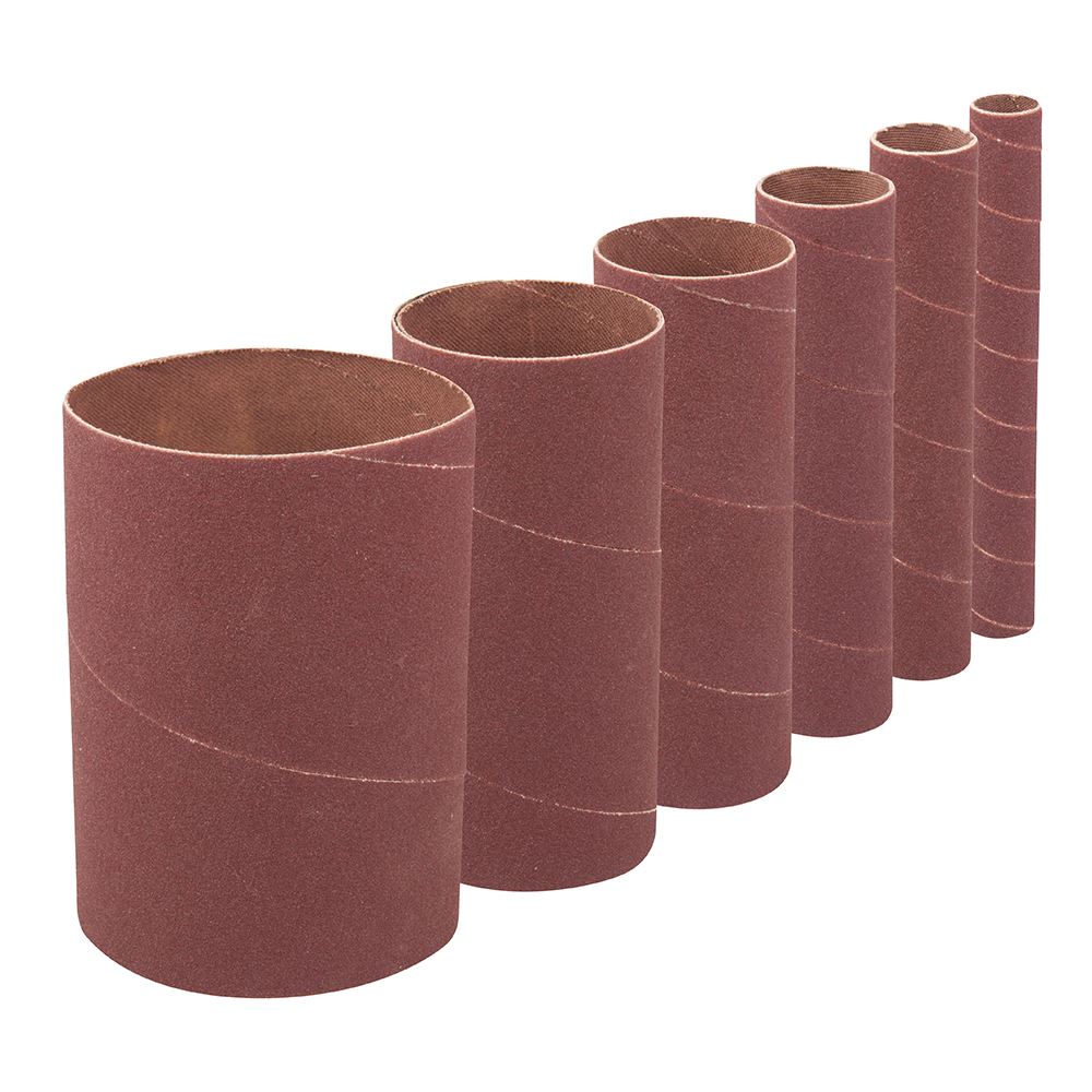 Silverline Σετ Χιτωνίσκων 90mm, 6 τεμ., Γυαλόχαρτο 120