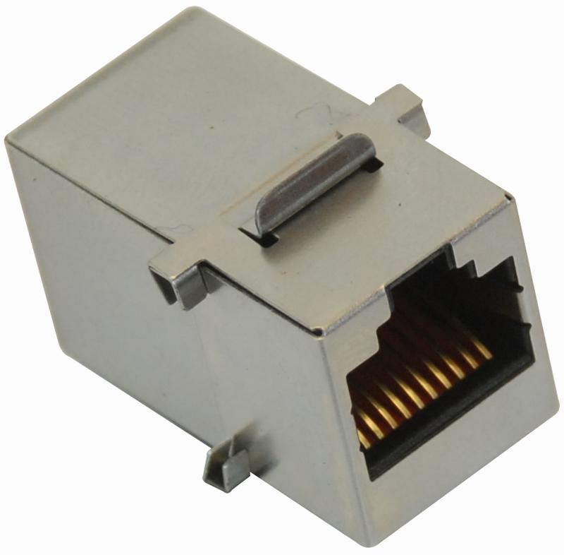 MBS CONNECT - Coupleur de panneau monté, 10P10C RJ48 blindé