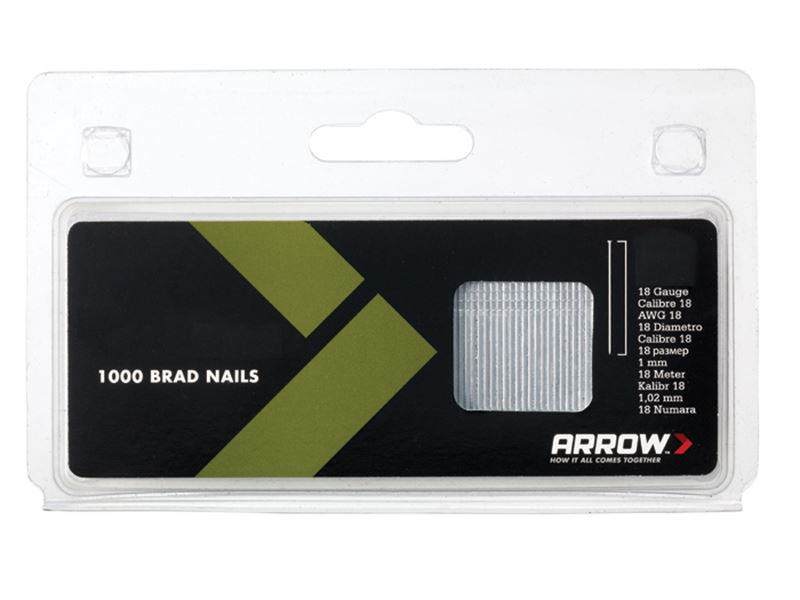 Arrow BN1824 Brad Nails 38mm 18g (1000 Pack)