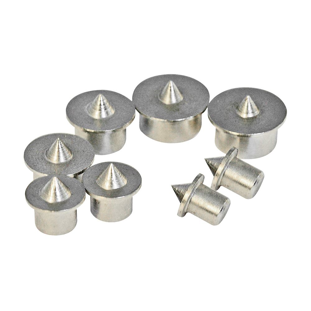 Silverline Dowel Centre Point Set, Chrome Plated, 6-12mm (8pce)