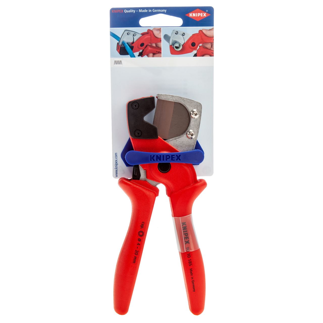 Coupe-tuyaux pour tuyaux Knipex 9010185SB, 185mm