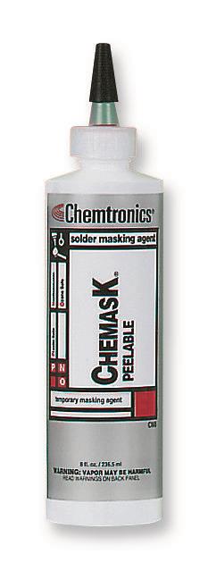 CHEMTRONICS Chemask Solder Mask, Pink, 236ml, 268°C Protection