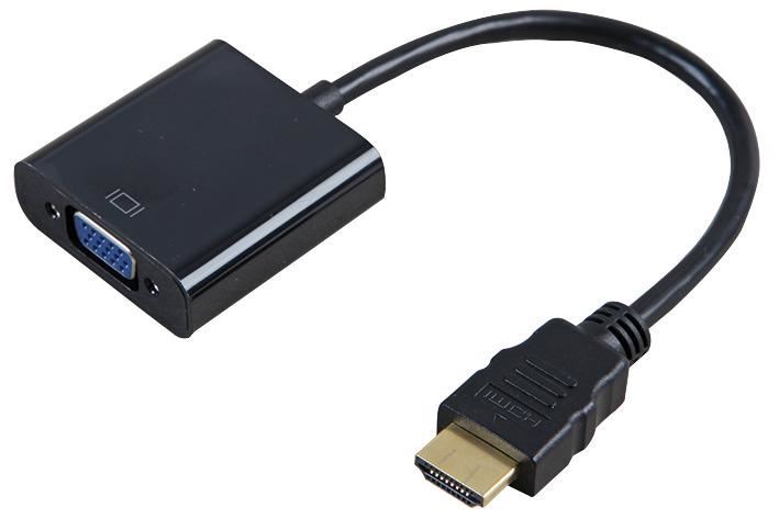 Newlink HDMI na VGA adaptér s podporou zvuku a USB napájením