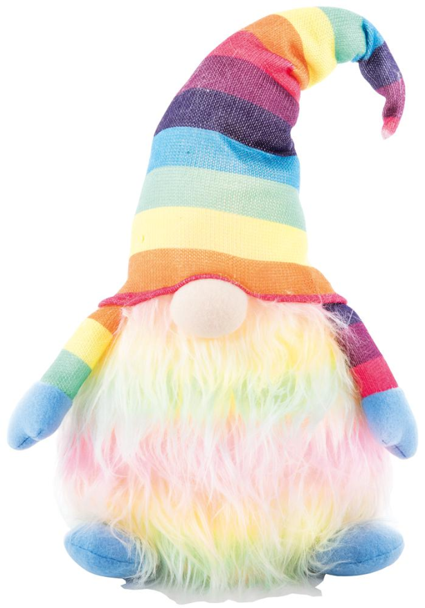 Premier Gnomo Arcobaleno Illuminato, Decorazione 30cm