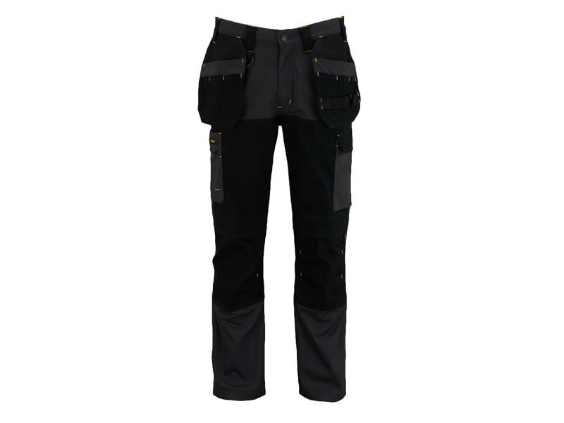 STANLEY® Dixon Slim Fit Arbeitshose Grau/Schwarz, Bund 32 Zoll, Bein R