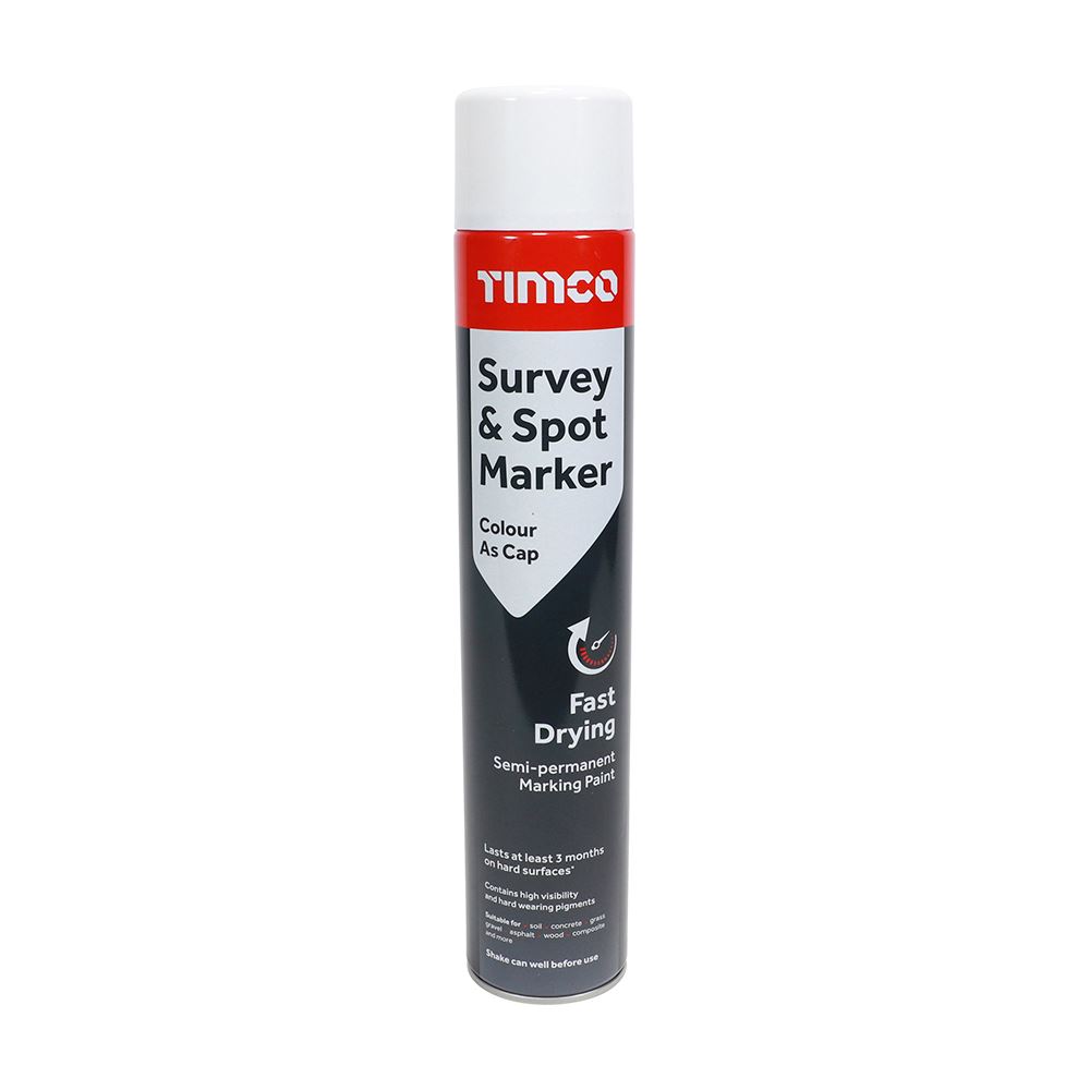 Timco - Cat Penanda Tinjau & Titik - Putih (Saiz 750ml - 1 Unit)