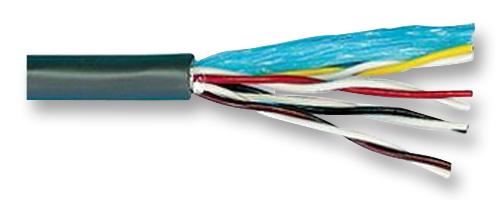 ALPHA WIRE 9-aderige grijze LSZH-kabel, 22 AWG, 30,5m